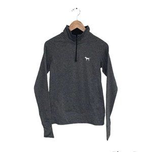 PINK Victoria’s Secret Long Sleeve Size Extra Small 1/4 Zip Sweater Light Jacket